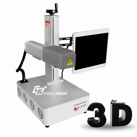 2D/2.5D/3D 50/60/100 ワットファイバーレーザーマーキングマシン金属彫刻メダル洞窟レリーフ金切断用